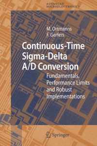 Continuous-Time Sigma-Delta A/D Conversion