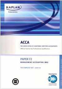 ACCA F2 Management Accounting MA