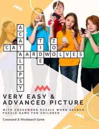 Very Easy & Advanced Picture with Crossword Puzzle Word Search Puzzle Game For Children