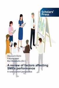 A review of factors affecting SMEs performance