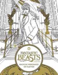 Fantastic Beasts and where to find them: magische personages en plaatsen-kleurboek