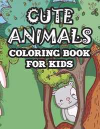 Cute Animals Coloring Book For Kids