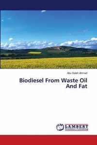 Biodiesel From Waste Oil And Fat