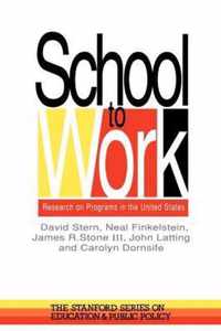 School to Work: Research on Programs in the United States