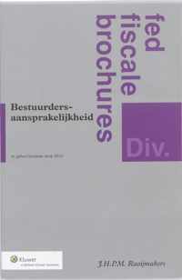 Fed's fiscale brochures 009 - Bestuurdersaansprakelijkheid