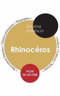 Fiche de lecture Rhinoceros (Etude integrale)