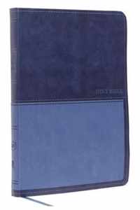 KJV, Value Thinline Bible, Large Print, Leathersoft, Blue, Red Letter, Comfort Print