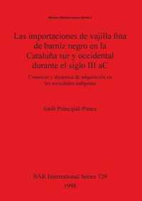 Las importaciones de vajilla fina de barniz negro en la Cataluna sur y occidental durante el siglo III aC