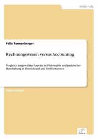 Rechnungswesen versus Accounting