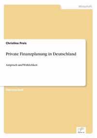 Private Finanzplanung in Deutschland