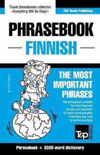English-Finnish Phrasebook and 3000-Word Topical Vocabulary