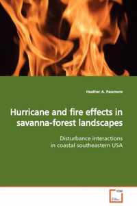 Hurricane and fire effects in savanna-forest landscapes
