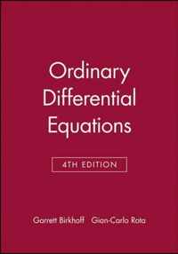 Ordinary Differential Equations