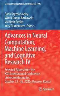 Advances in Neural Computation, Machine Learning, and Cognitive Research IV