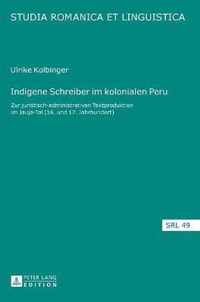 Indigene Schreiber im kolonialen Peru