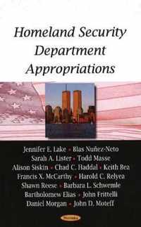 Homeland Security Department Appropriations