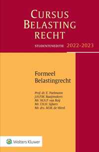 Cursus Belastingrecht  - Formeel Belastingrecht 2022-2023 Studenteneditie