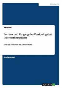 Formen und Umgang des Versionings bei Informationsgutern