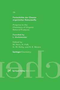 Fortschritte der Chemie organischer Naturstoffe / Progress in the Chemistry of Organic Natural Products