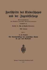 Fortschritte Des Kinderschutzes Und Der Jugendfürsorge