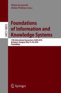 Foundations of Information and Knowledge Systems