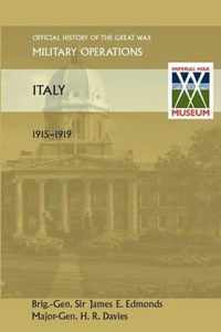 Italy 1915-1919. Official History of the Great War Other Theatres