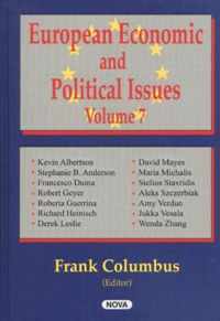 European Economic & Political Issues, Volume 7