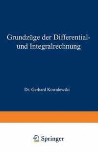Grundzuge Der Differential- Und Integralrechnung