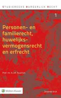 Studiereeks burgerlijk recht 1 -   Personen- en familierecht, huwelijksvermogensrecht en erfrecht