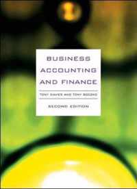 Business Accounting and Finance