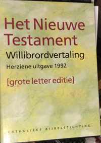 BIjbel Nieuwe Testament Willibrord luxe grote letter editie
