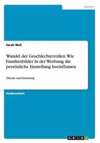 Wandel der Geschlechterrollen. Wie Familienbilder in der Werbung die persoenliche Einstellung beeinflussen