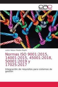 Normas ISO 9001: 2015, 14001:2015, 45001:2018, 50001:2019 y 17025