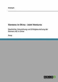 Siemens in China - Joint Ventures