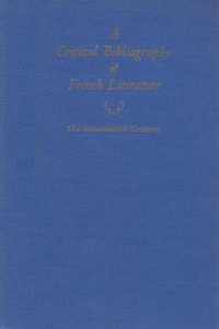 Critical Bibliography Of French Literature