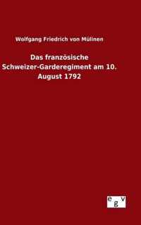 Das franzoesische Schweizer-Garderegiment am 10. August 1792