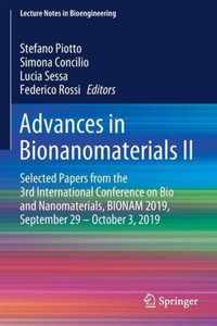 Advances in Bionanomaterials II