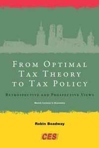 From Optimal Tax Theory to Tax Policy