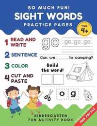 So Much Fun! -Sight Words Practice Pages