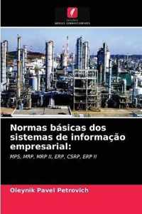 Normas basicas dos sistemas de informacao empresarial