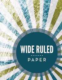 Wide Ruled Paper