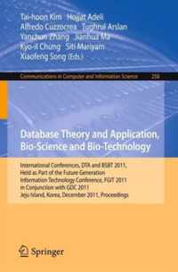 Database Theory and Application Bio Science and Bio Technology