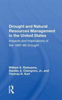 Drought And Natural Resources Management In The United States