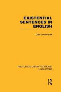 Existential Sentences in English