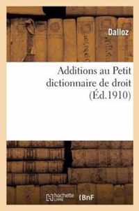 Additions Au Petit Dictionnaire de Droit