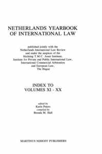 Netherlands Yearbook of International Law, Index To Vol XI-XX