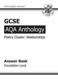 GCSE AQA Anthology Poetry Answers for Workbook (Relationships) Foundation (A*-G Course)