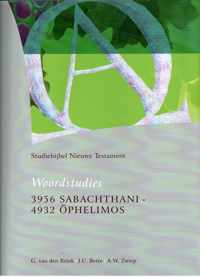 StudieBijbel NT15 - Woordstudies - 3956 SABACHTHANI  4932 OPHELIMOS