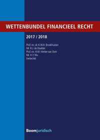 Boom Juridische wettenbundels  -  Wettenbundel financieel recht 2017/2018