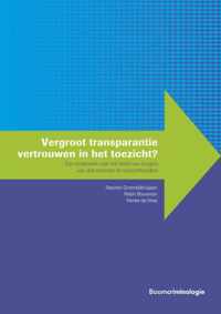 Vergroot transparantie vertrouwen in het toezicht? - Femke de Vries - Paperback (9789462361621)